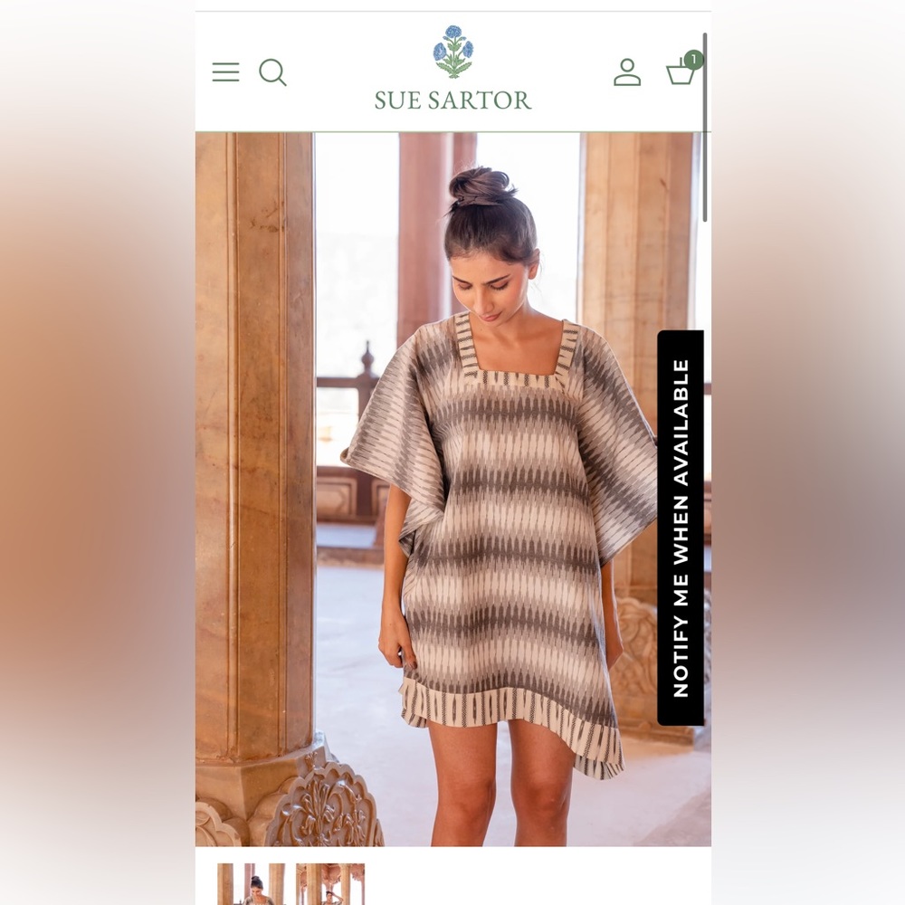 Sue Sator Kaftan- One Size fits most